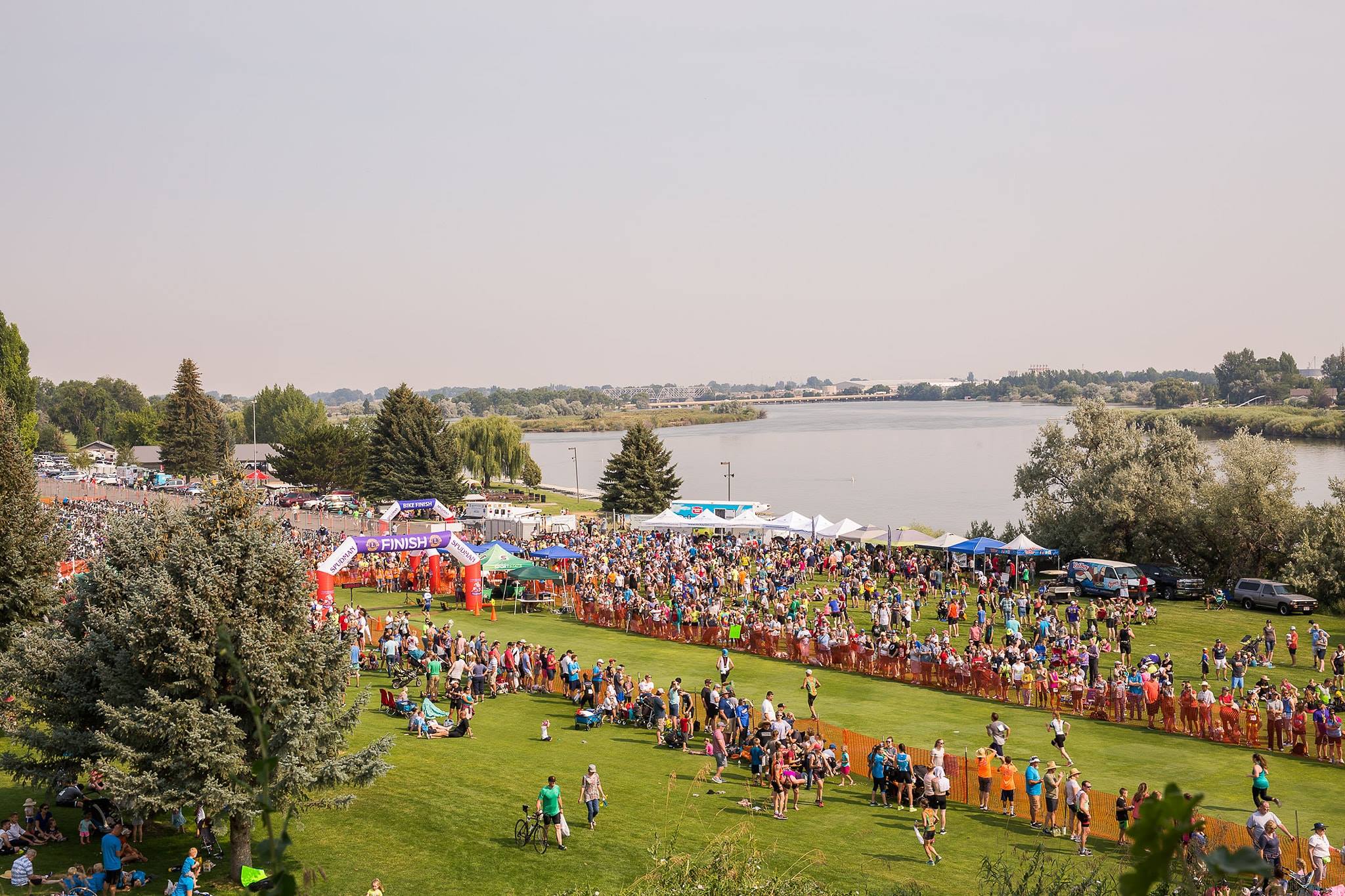 Spudman Triathlon athletes competing